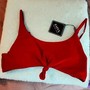 NWT Zaful Bikin Top SZ M Burgundy